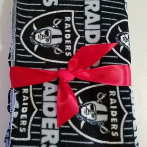 Raiders  baby blanket